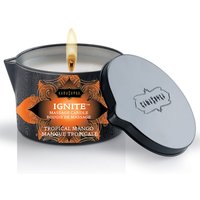 Kama Sutra Ignite Massage Candle - Tropical Mango, 6 oz
