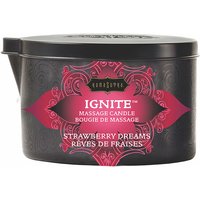 Kama Sutra Ignite Massage Candle - Strawberry Dreams, 6 oz