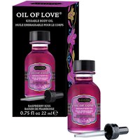 Kama Sutra Oil of Love - Raspberry Kiss, Kissable Body Oil, 0.75 oz (22 ml)