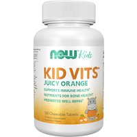 Kid Vits Juicy Orange Chewable Tablets, 120 Chewables, NOW Foods