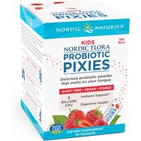Kids Nordic Flora Probiotic Pixies, Delicious Probiotic Powder, 30 Packets, Nordic Naturals