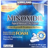Kirkland Signature Minoxidil Foam Hair Regrowth Treatment for Men, Six Month Supply