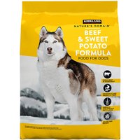 Kirkland Signature Natures Domain Beef & Sweet Potato Formula Dog Food, 35 lb