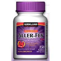 Kirkland Signature Aller-Fex Antihistamine, Compare to Allegra Allergy Active Ingredients, 180 Tablets