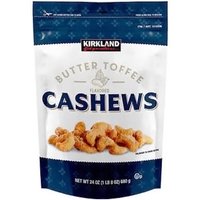 Kirkland Signature Butter Toffee Cashews, 24 oz