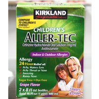 Kirkland Signature Childrens Aller-Tec, 24 Hour Allergy Relief, 16 oz
