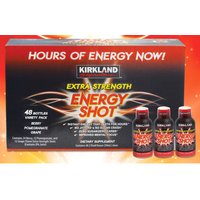 Kirkland Signature Extra Strength Energy Shot, 48 Bottles (2 oz Each)