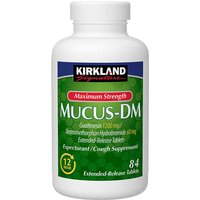 Kirkland Signature Mucus DM Maximum Strength, 84 Extended-Release Tablets