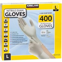 Kirkland Signature Nitrile Exam Gloves, 400 Count