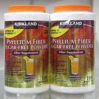 Kirkland Signature Psyllium Fiber Sugar Free Powder, 36.8 oz (2.3 lb) x 2 Pack