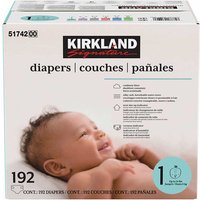 Kirkland Signature Baby Diapers, Size 1, 192 Count