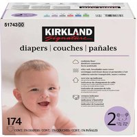 Kirkland Signature Baby Diapers, Size 2, 174 Count