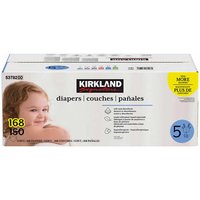 Kirkland Signature Baby Diapers, Size 5, 168 Count