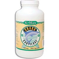 Shark Cartilage 750 mg, 300 Capsules, K-Max