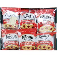 Knotts Berry Farm Premium Cookies Strawberry Shortbread, 2 oz x 24 Bags