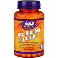 Kre-Alkalyn Creatine 750 mg, 120 Capsules, NOW Foods