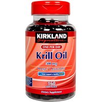Krill Oil 500 mg, 160 Softgels, Kirkland Signature
