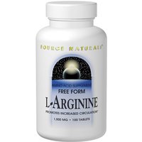 L-Arginine 500mg 200 Tablets from Source Naturals