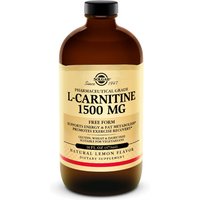 L-Carnitine 1500 mg Liquid, Natural Lemon Flavor, 16 oz, Solgar