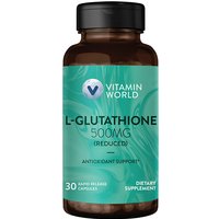 L-Glutathione 500 mg, 30 Rapid Release Capsules, Vitamin World