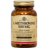 L-Methionine 500 mg, 90 Vegetable Capsules, Solgar