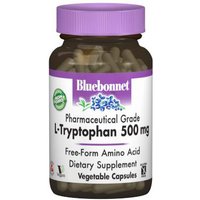 L-Tryptophan 500 mg, 30 Vegetable Capsules, Bluebonnet Nutrition