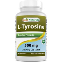 L-Tyrosine 500 mg, 180 Capsules, Best Naturals