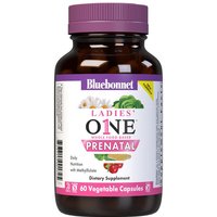 Ladies One Prenatal Whole Food Based Multiple, Value Size, 60 Vegetable Capsules, Bluebonnet Nutrition