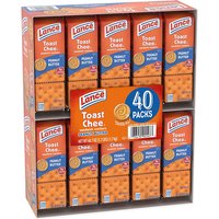 Lance Toast Chee Peanut Butter Sandwich Crackers, 40 Packs (60.7 oz)