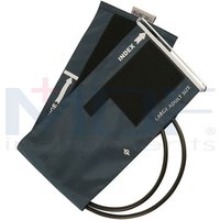 Latex-Free Replacement Blood Pressure Cuff - Large Adult D-Ring - Single Tube, Model 2080-461D, MDF Instruments