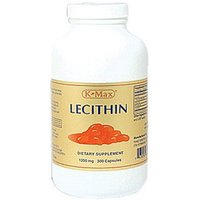 Lecithin 1200 mg, 300 Softgels, K-Max