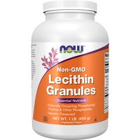 Lecithin Granules Non-GMO, 1 lb (454 g), NOW Foods