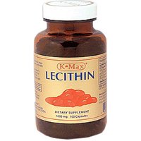 Lecithin 1200 mg, 100 Softgels, K-Max