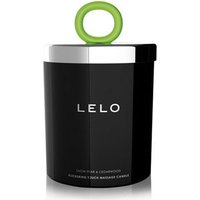 Lelo Flickering Touch Massage Candle - Snow Pear & Cedarwood, 5.3 oz