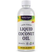 Liquid Coconut Oil (100% Virgin), 20 oz, Healthy Origins