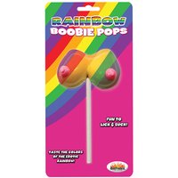 Rainbow Boobie Pops, Adult Lollipops, 1.48 oz, Hott Products