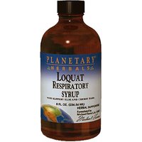 Loquat Respiratory Syrup 8 oz, Planetary Herbals