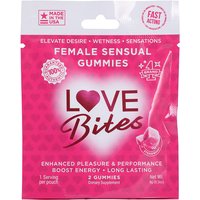 Love Bites Female Sensual Gummies, 2 Gummies x 12 Pouches, Doc Johnson