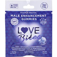 Love Bites Male Enhancement Gummies, 2 Gummies x 12 Pouches, Doc Johnson