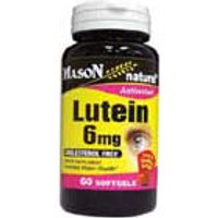 Lutein 6 mg, 60 Softgels, Mason Natural