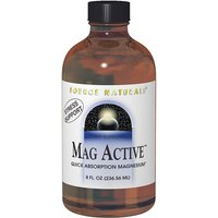 Mag Active Liquid, Quick Absorption Magnesium, 4 oz, Source Naturals