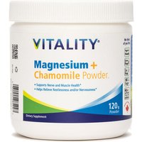 Magnesium + Chamomile Powder for Adults, 120 g, Vitality
