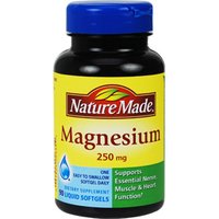 Nature Made Magnesium Citrate 250 mg, 60 Liquid Softgels