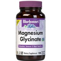 Magnesium Glycinate, Value Size, 120 Vegetable Capsules, Bluebonnet Nutrition