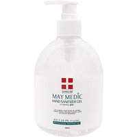 May Medic Hand Sanitizer Gel, Ethanol 68%, 17 oz (500 ml)