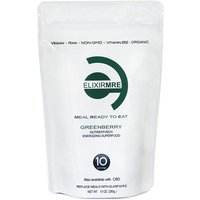Meal Replacement Raw Hemp Protein Greens Superfood, Greenberry, 10 oz (280 g), Elixir MRE