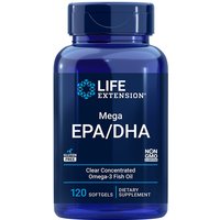 Mega EPA/DHA 360/240 mg, 120 Softgels, Life Extension