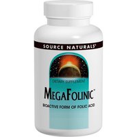 Mega-Folinic Folic Acid, 60 Tablets, Source Naturals