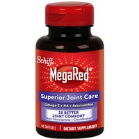 MegaRed Superior Joint Care (Omega-3, Hyaluronic Acid & Astaxanthin), 60 Softgels, Schiff