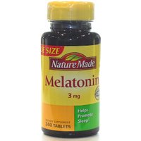 Melatonin 3 mg, Value Size, 240 Tablets, Nature Made